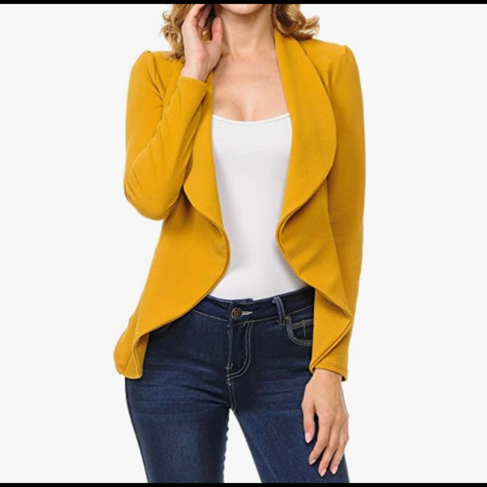 Mustard Blazer